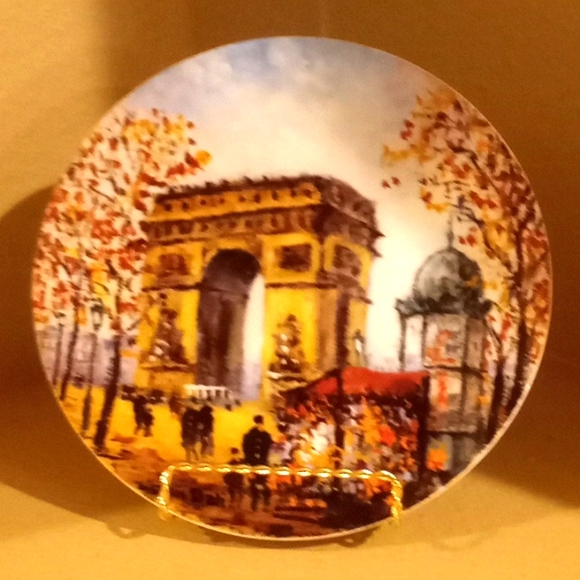 L' Arc de Triomphe du Carrousel Collector Plate - Picture 10 of 12